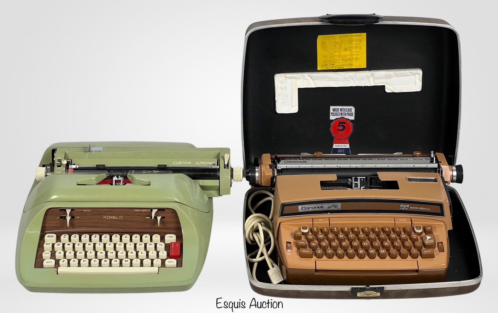 Two Vintage Typewriters- Smith-Corona & Royal (1 of 3)