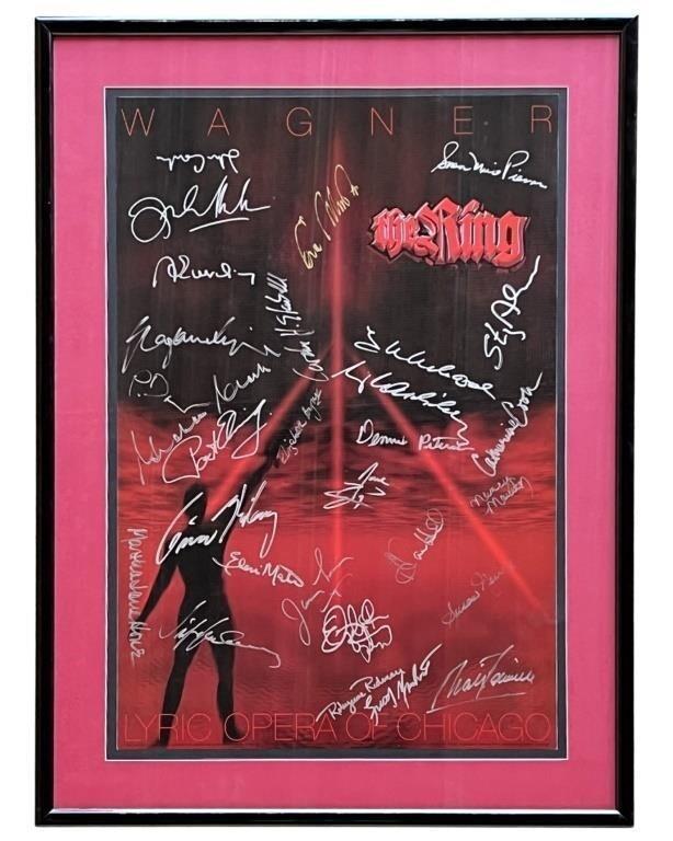 Chicago Lyric Opera- "The Ring" Cast Signed Poster (1 of 5)