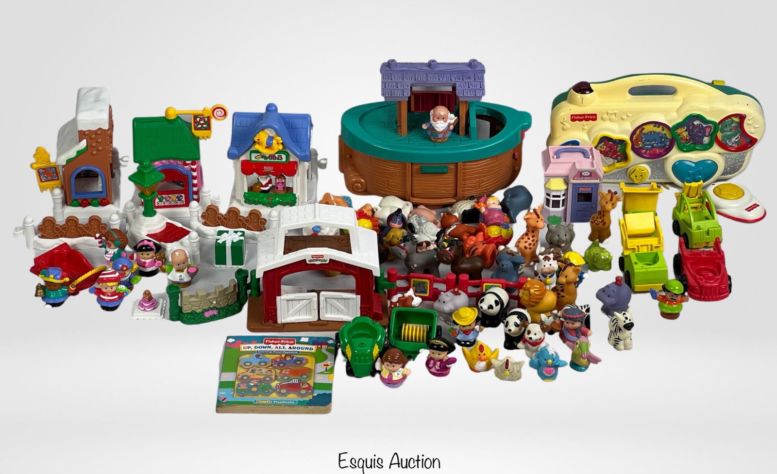 Lot of Vintage Fisher-Price Little People Toys: Lot of Vintage Fisher-Price Little People Toys & Playsets