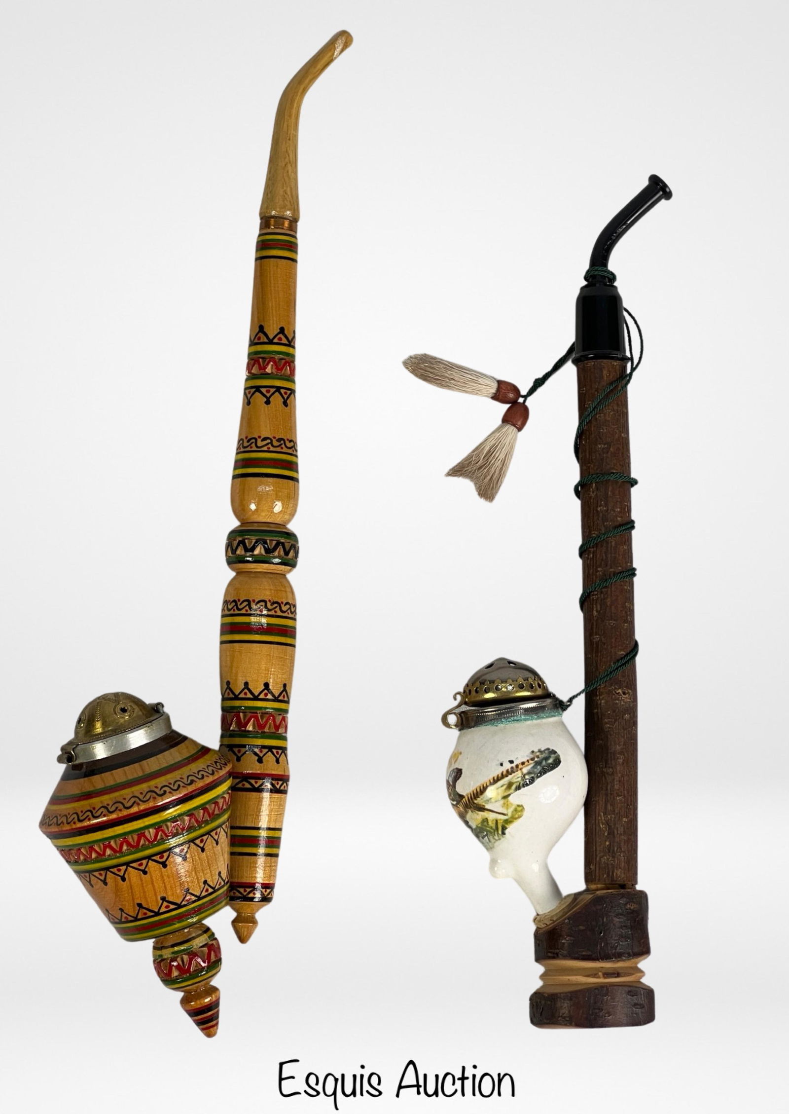 Two Vintage European Smoking Tobacco Pipes (1 of 3)