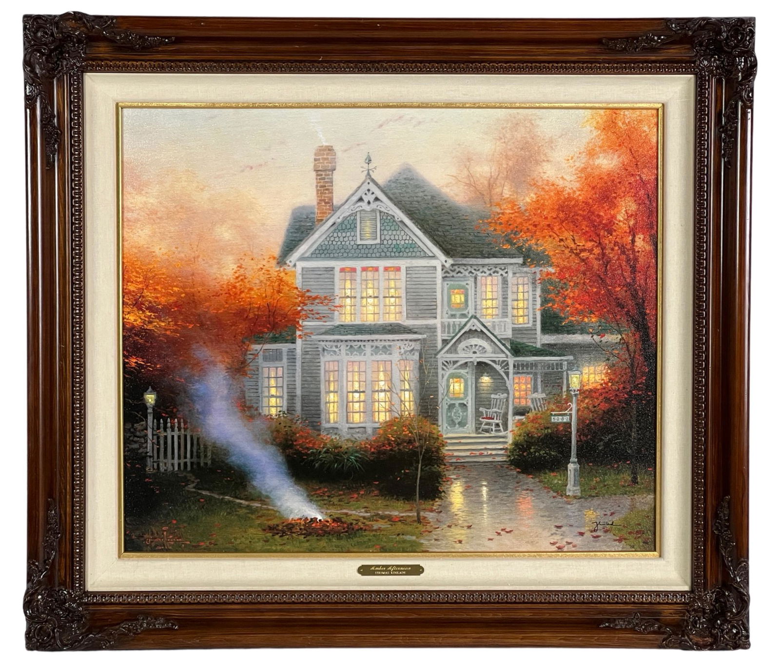 Thomas Kinkade- Amber Afternoon LE Signed Giclee (1 of 6)
