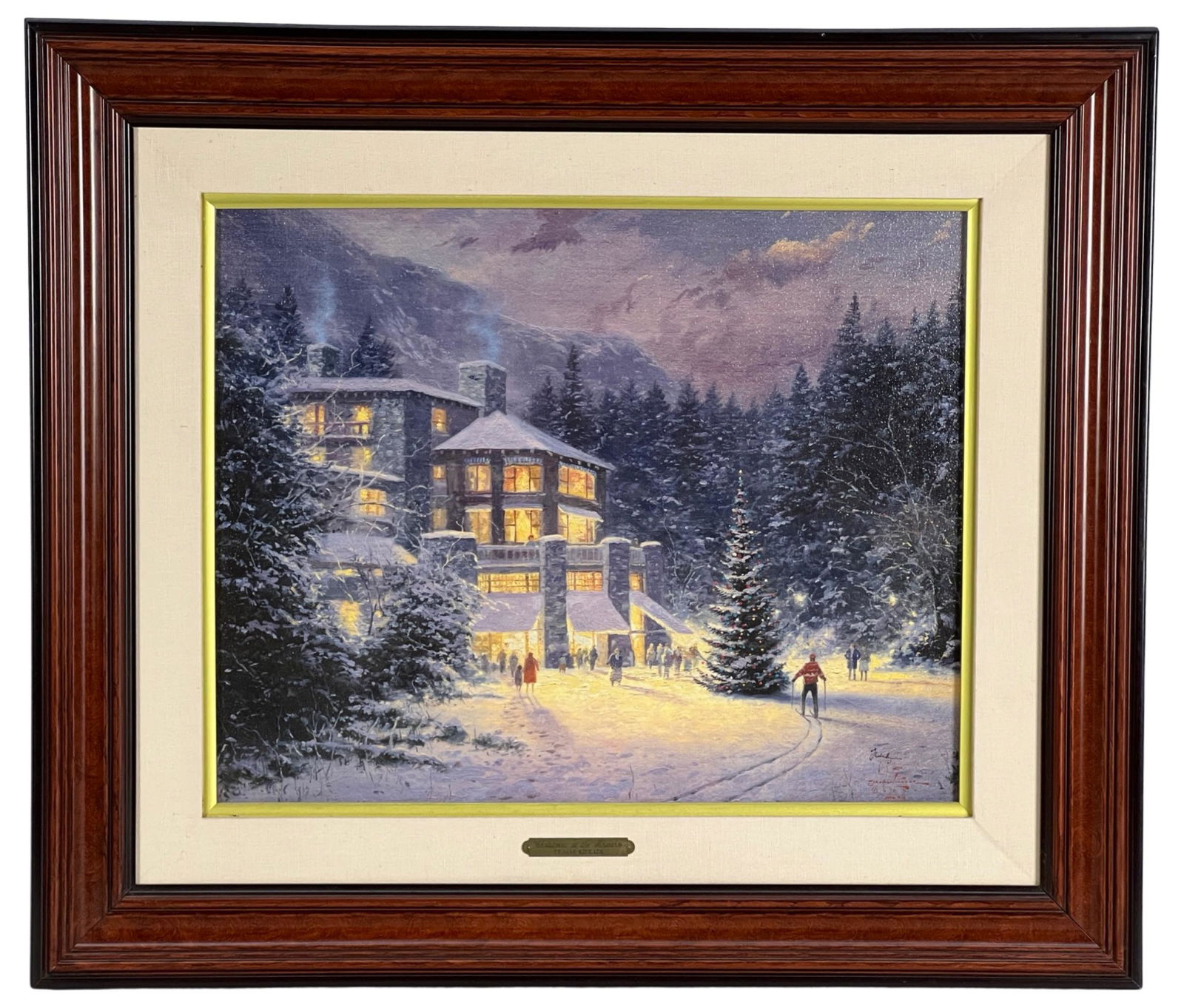 Thomas Kinkade- Christmas LE Signed Giclee Art (1 of 7)