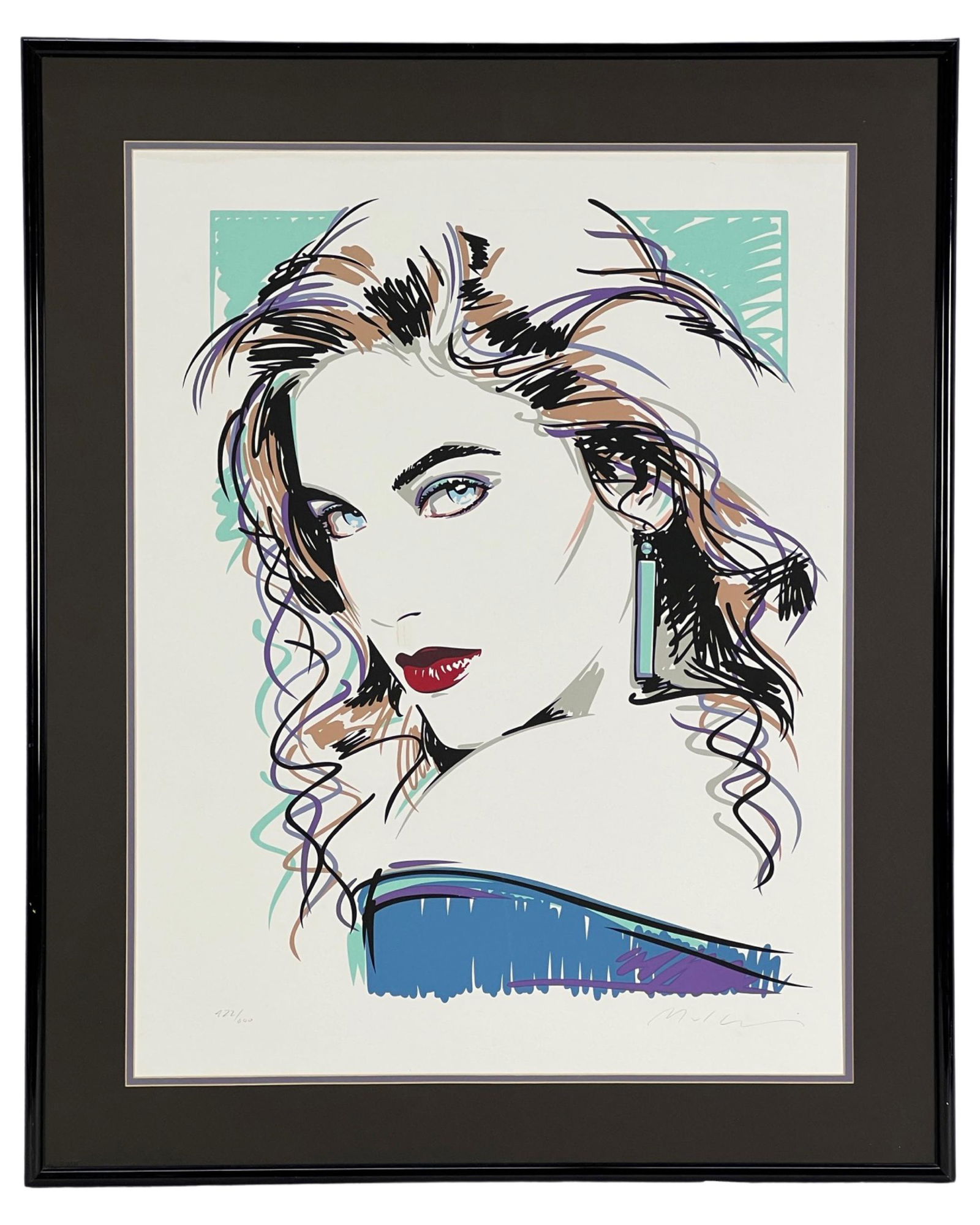 Dennis Mukai "Suzanne" LE Signed Serigraph Art (1 of 3)