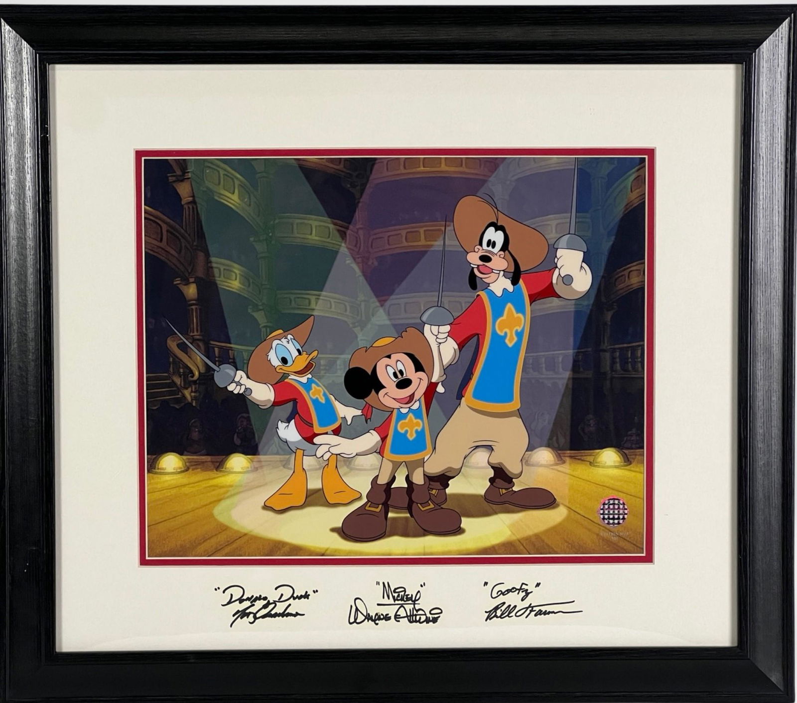 Disney's Three Musketeers Limited Ediiton Sericel (1 of 5)