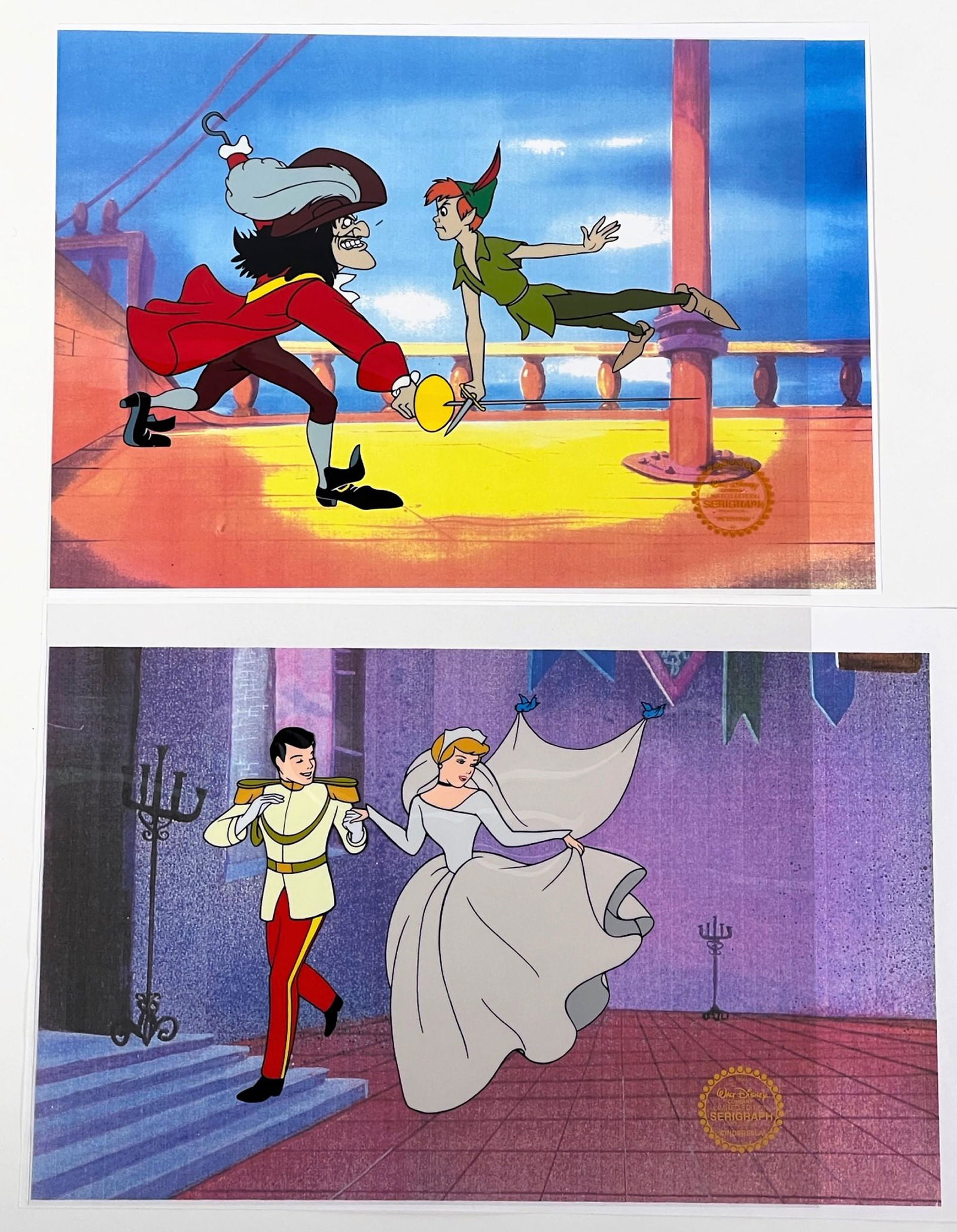 Disney's  Cinderella & Peter Pan LE Sericels (1 of 8)
