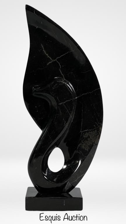 Jeremy Guy- Black Swan Contemporary Art Sculpture (1 of 7)