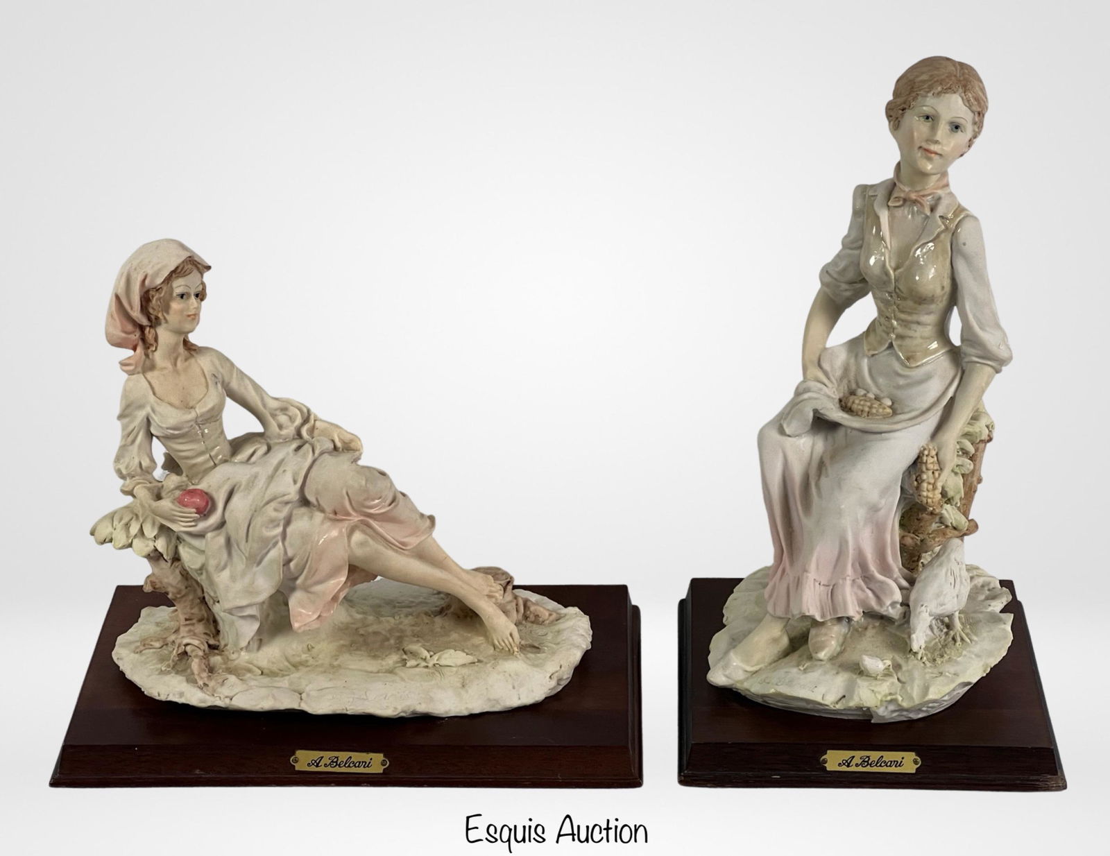 Auro Belcali- Two Capodimonte Figurines (1 of 13)