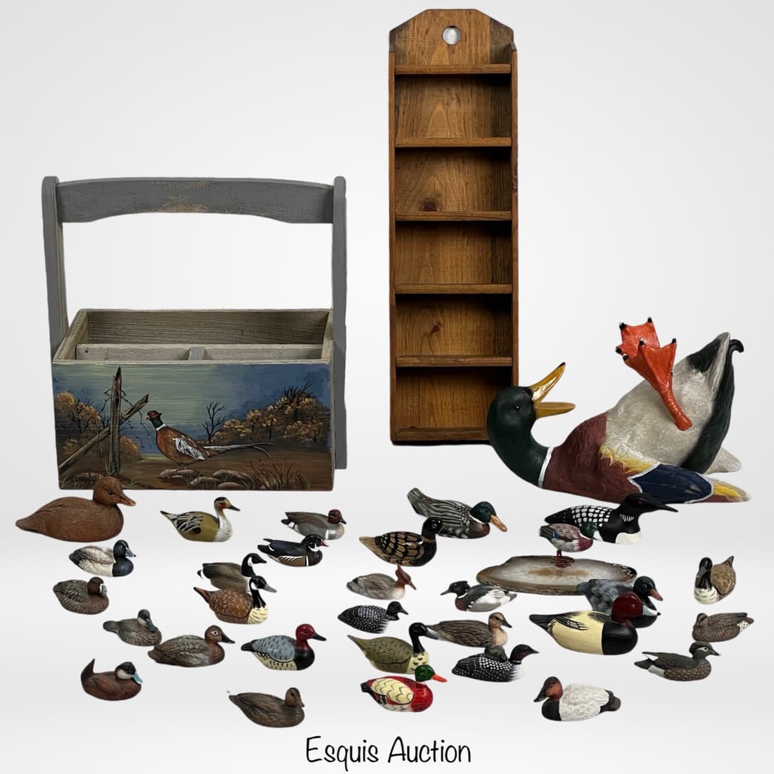 Collection of Miniature Duck Decoys (1 of 6)