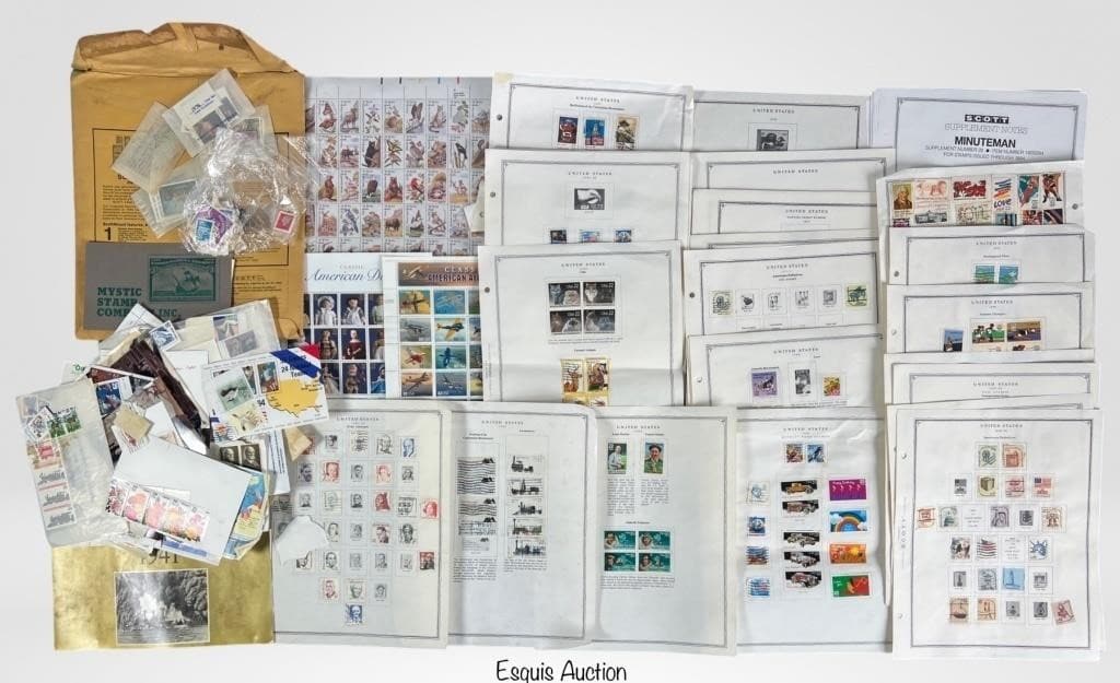 Lot of Vintage mostly US Stamps (1 of 8)