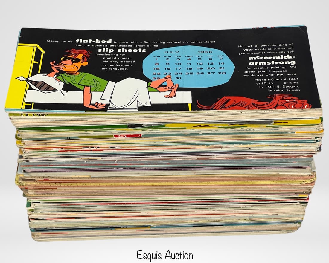 Collection of Vintage Ink Blotters- Cartoon, Humor (1 of 5)