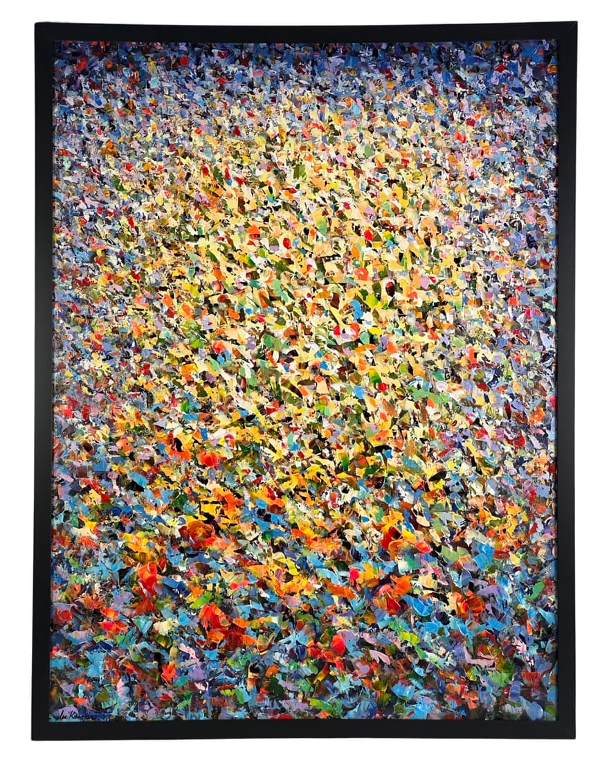 Abstract Oil Painting in manner of Lee Krasner (1 of 3)