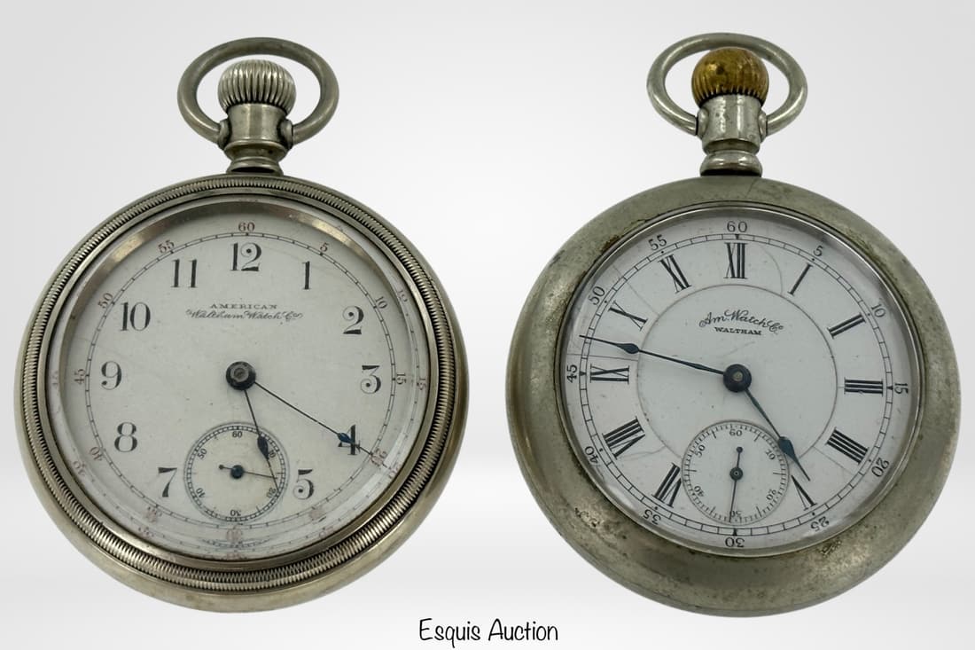 Two Antique American Waltham Pocket Watches (1 of 8)