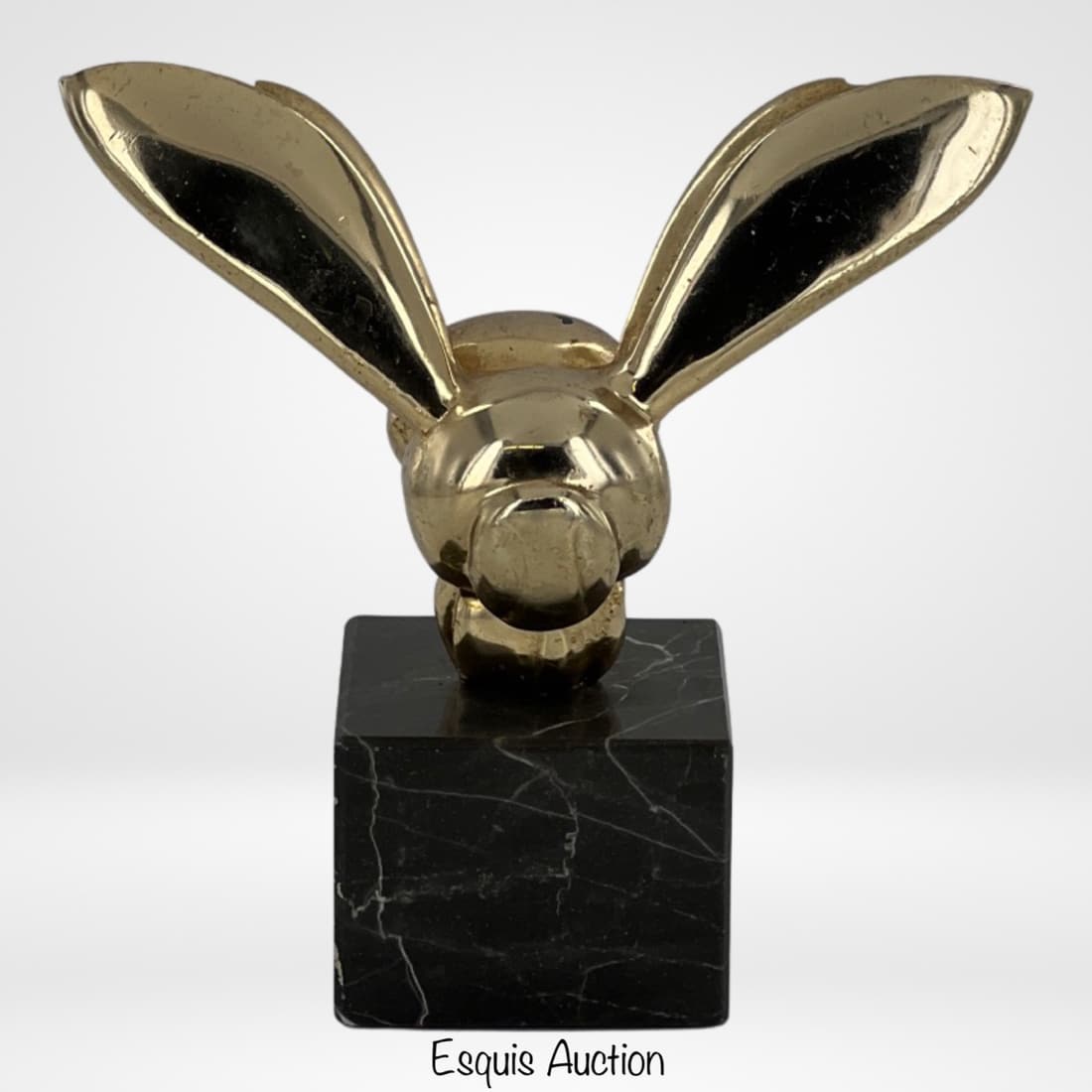 Gaston La Chaise Alva Brass Bee Sculpture: Adorn your space with a touch of timeless elegance with this exquisite Vintage Gaston La Chaise Alva Brass Bee Sculpture on Marble Base. A stunning museum replica, this intricate piece showcases the r
