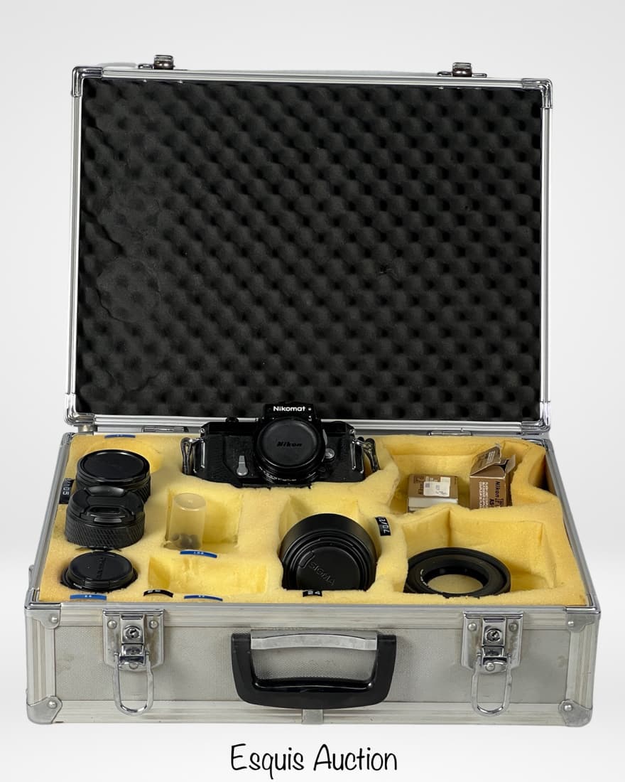 Nikon Nikomat 35mm Camera with Extra Lenses (1 of 6)