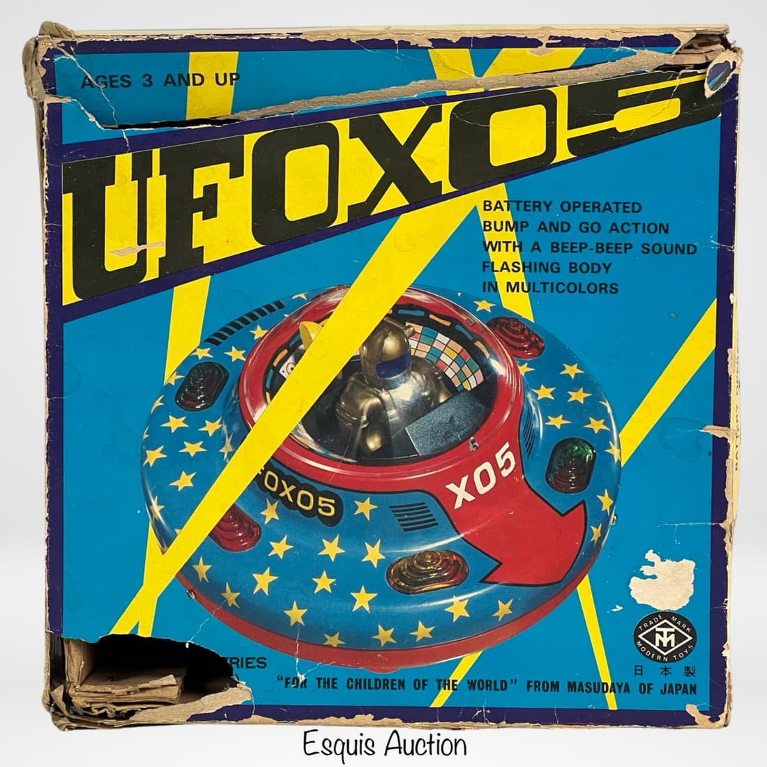 1960's Masudya Japanese Toy UFO XO5 Space Ship (1 of 5)