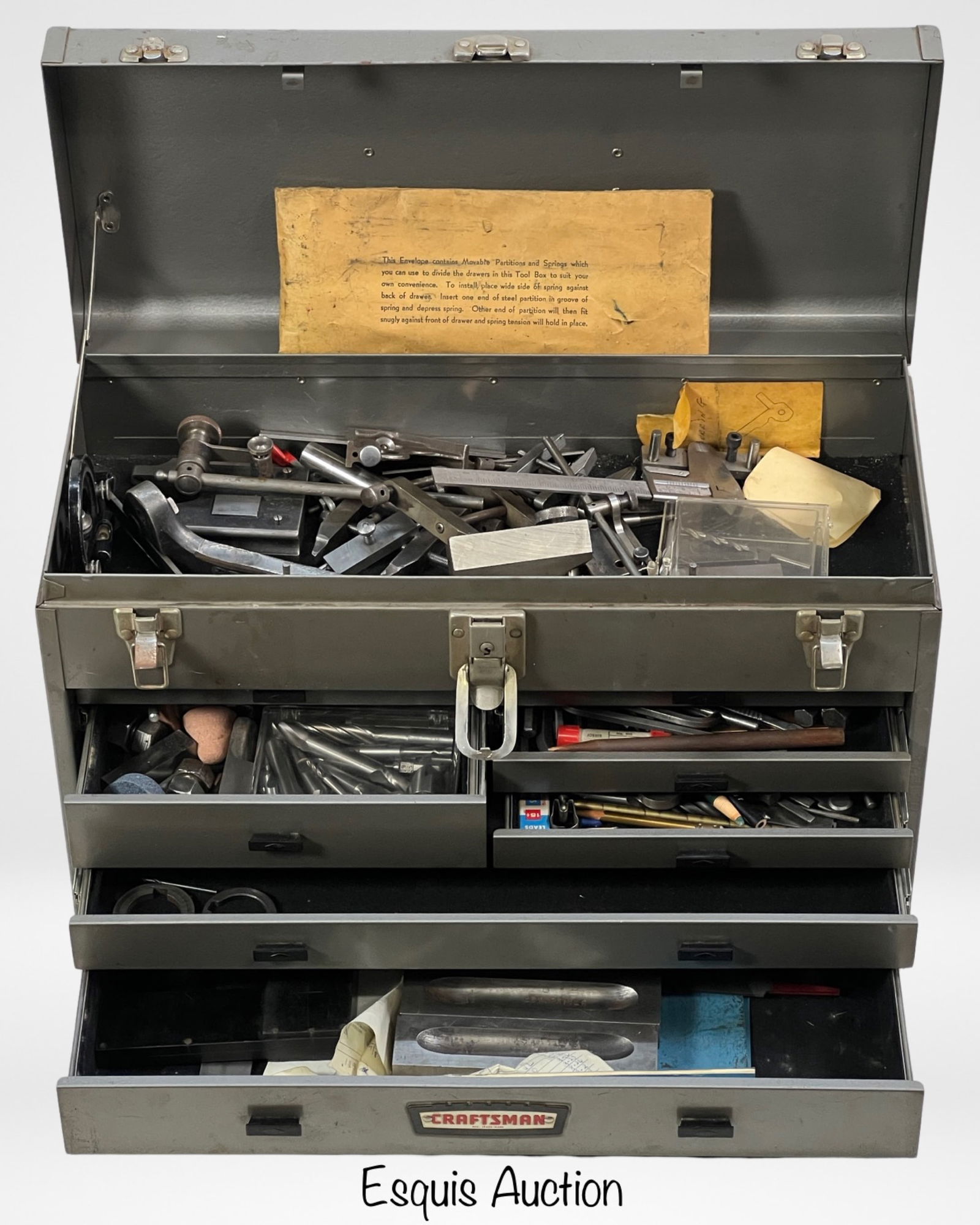 Craftsman Mechanic Tool Box filled with Tools (1 of 7)