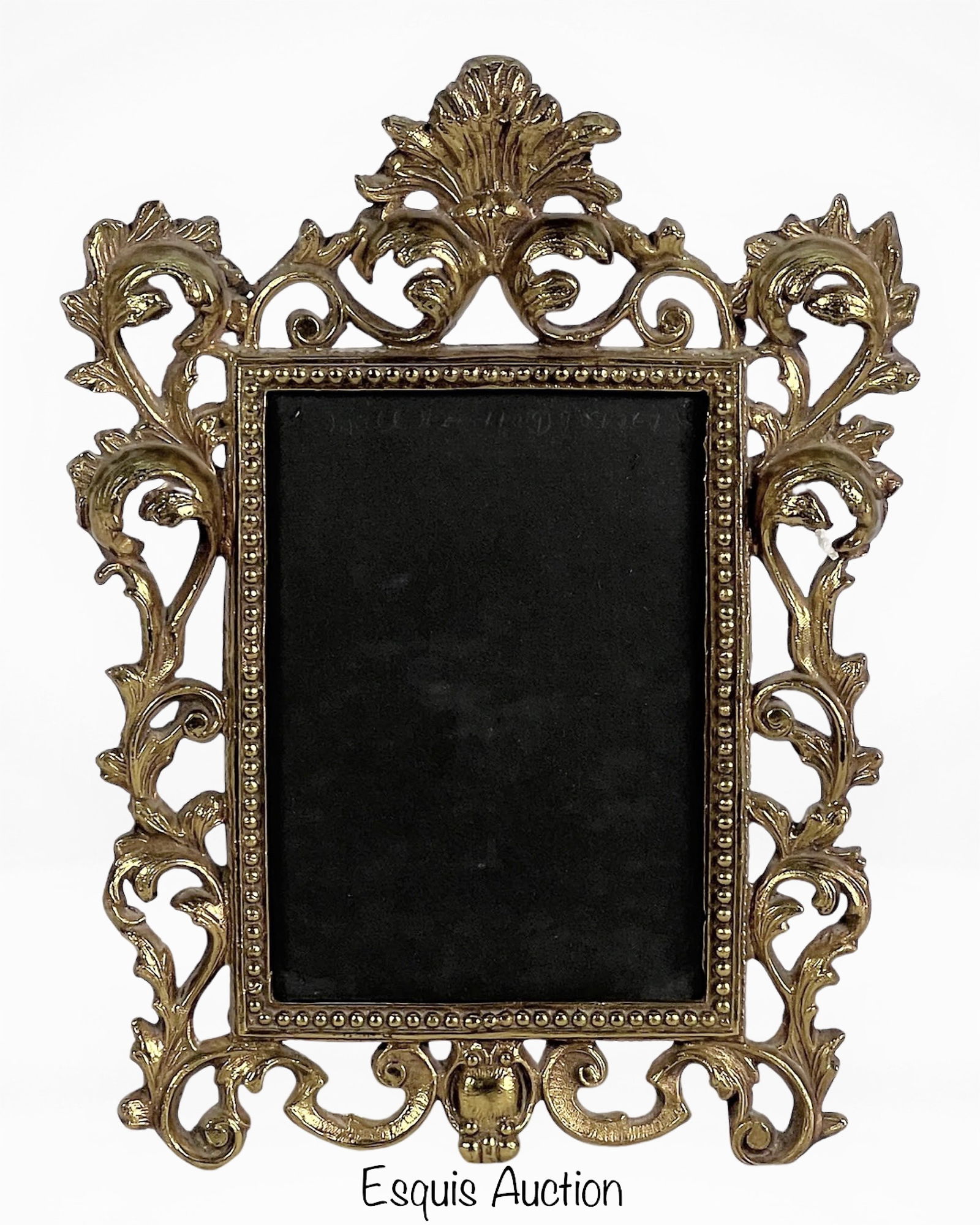 Vintage Ornate Brass Acanthus Photo/ Picture Frame (1 of 3)