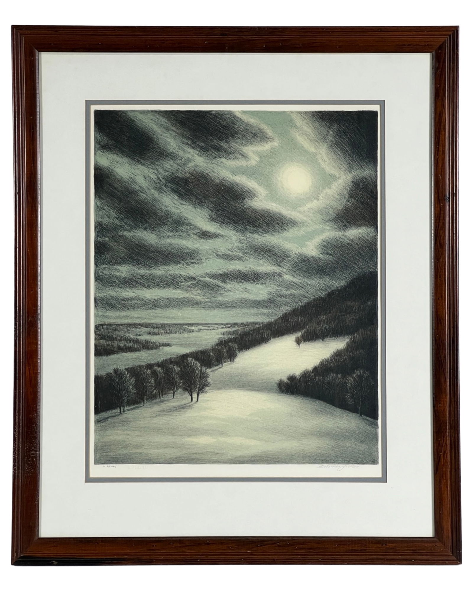 Thomas Locker- Winter Hill LE Signed Lithograph (1 of 5)