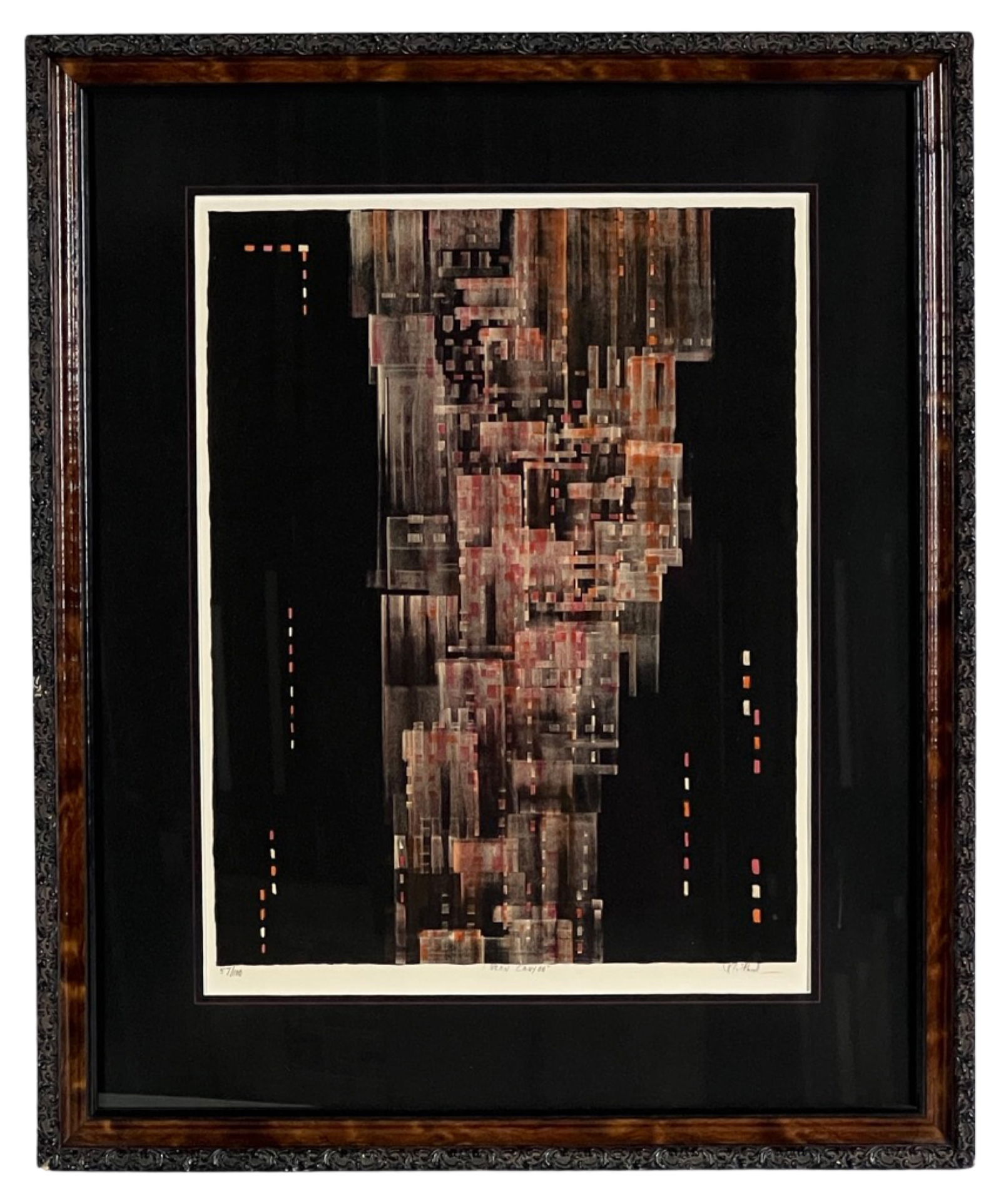 Richard Florsheim Neon Canyon LE Signed Lithograph (1 of 5)