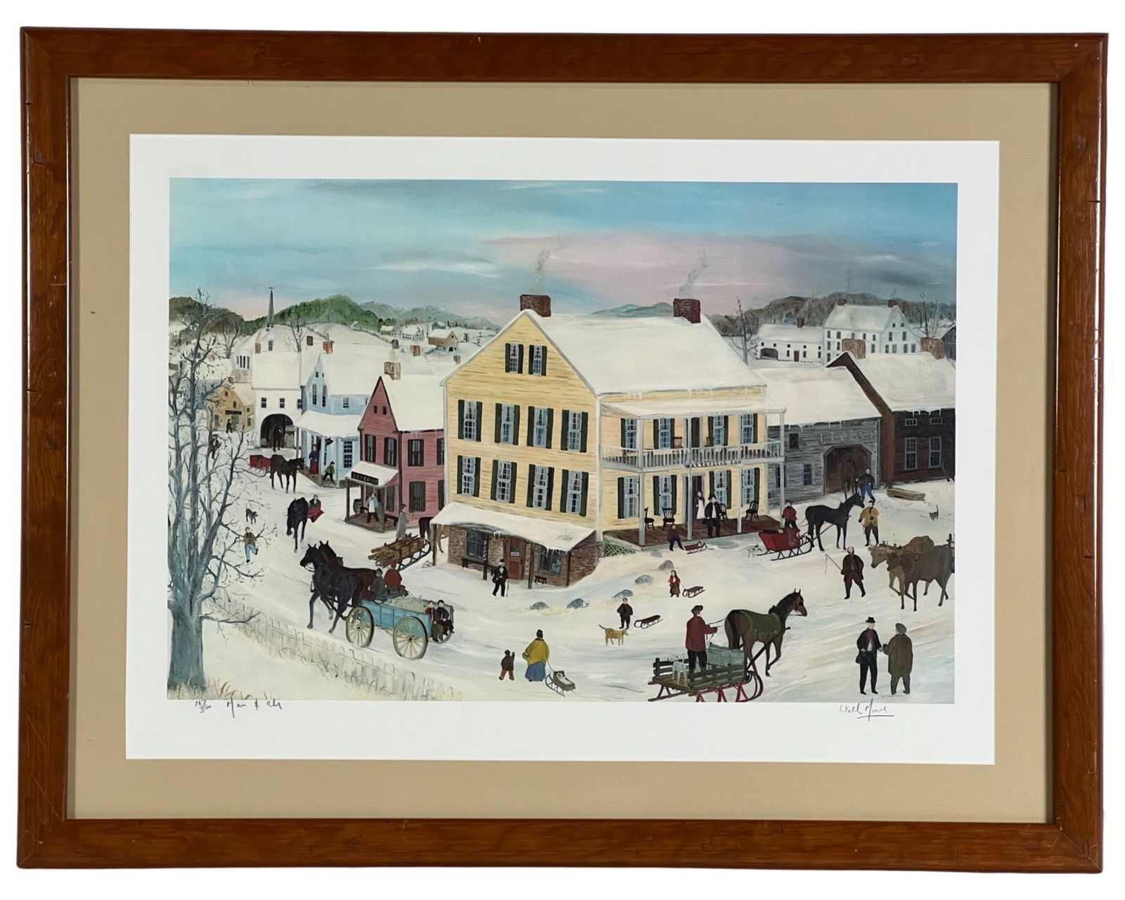 Will Moses- "Main and Elm" LE Signed Lithograph (1 of 5)