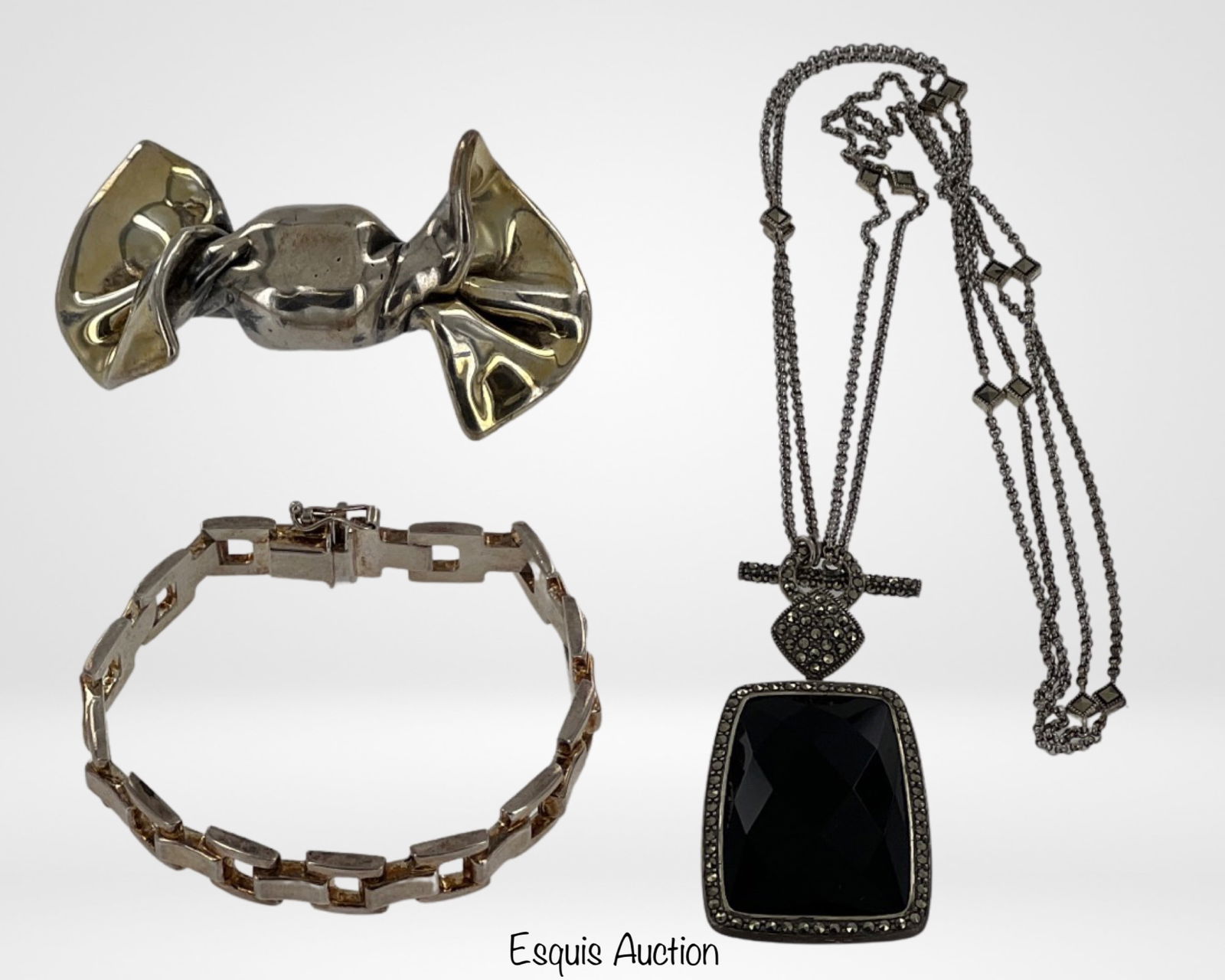 Sterling Silver Jewelry- David Varsano Bow Brooch (1 of 7)