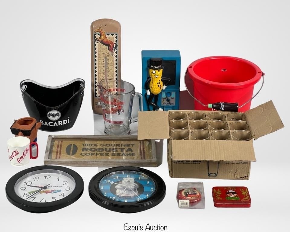 Coca-Cola, Mr. Peanut, Baccardi Collectibles (1 of 8)