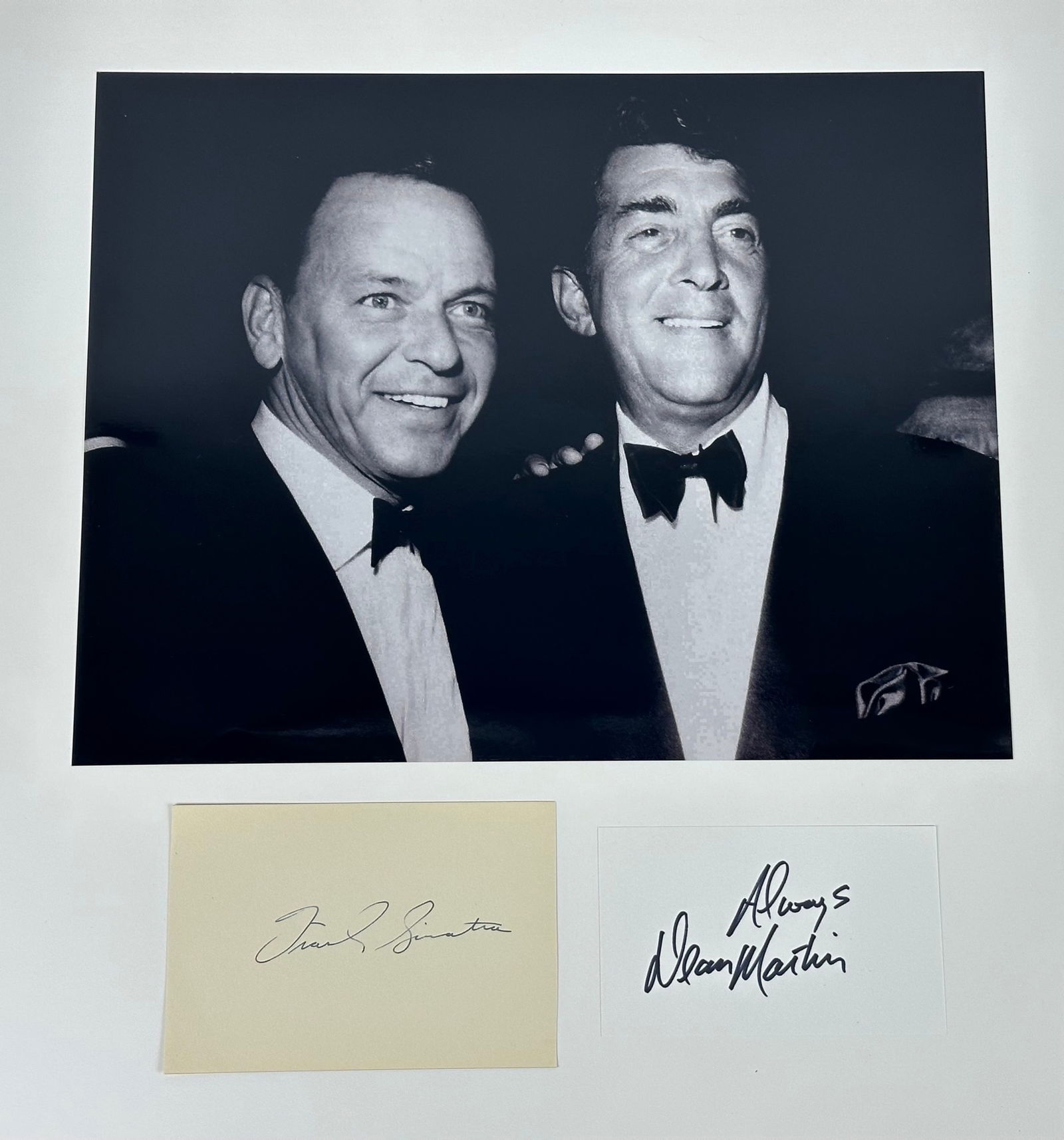 Frank Sinatra & Dean Martin Signatures/ Autographs (1 of 4)