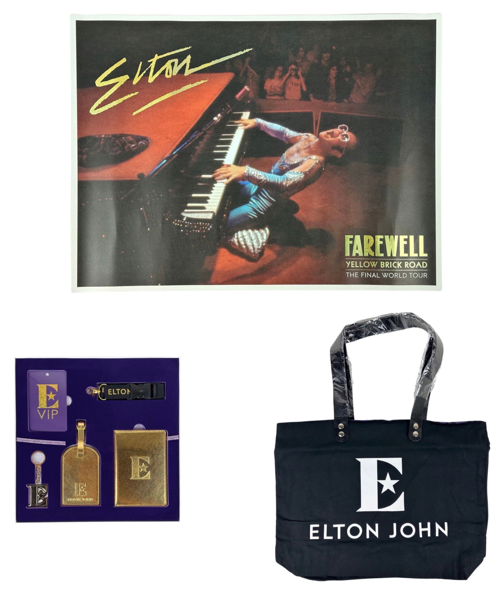Elton John Yellow Brick Road Poster & VIP Tour Kit (1 of 7)