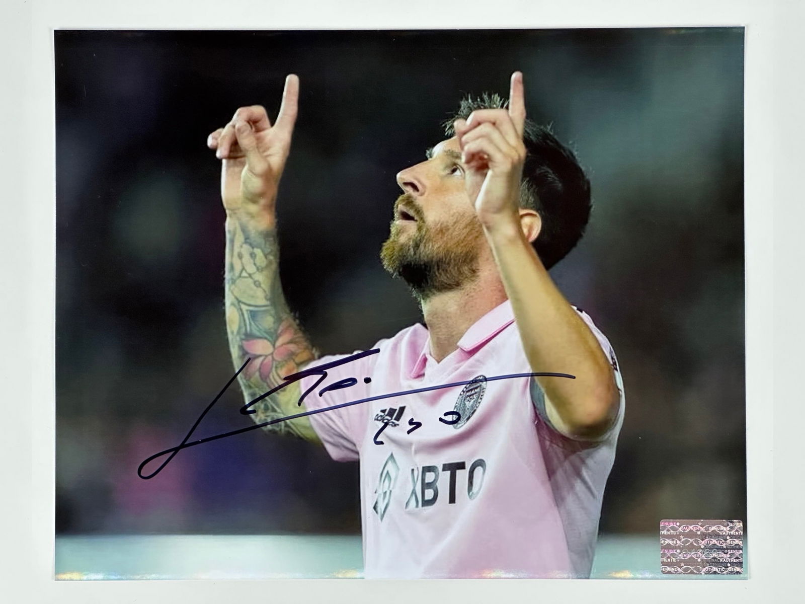 Lionel Messi Autographed/ Signed Photograph (1 of 3)