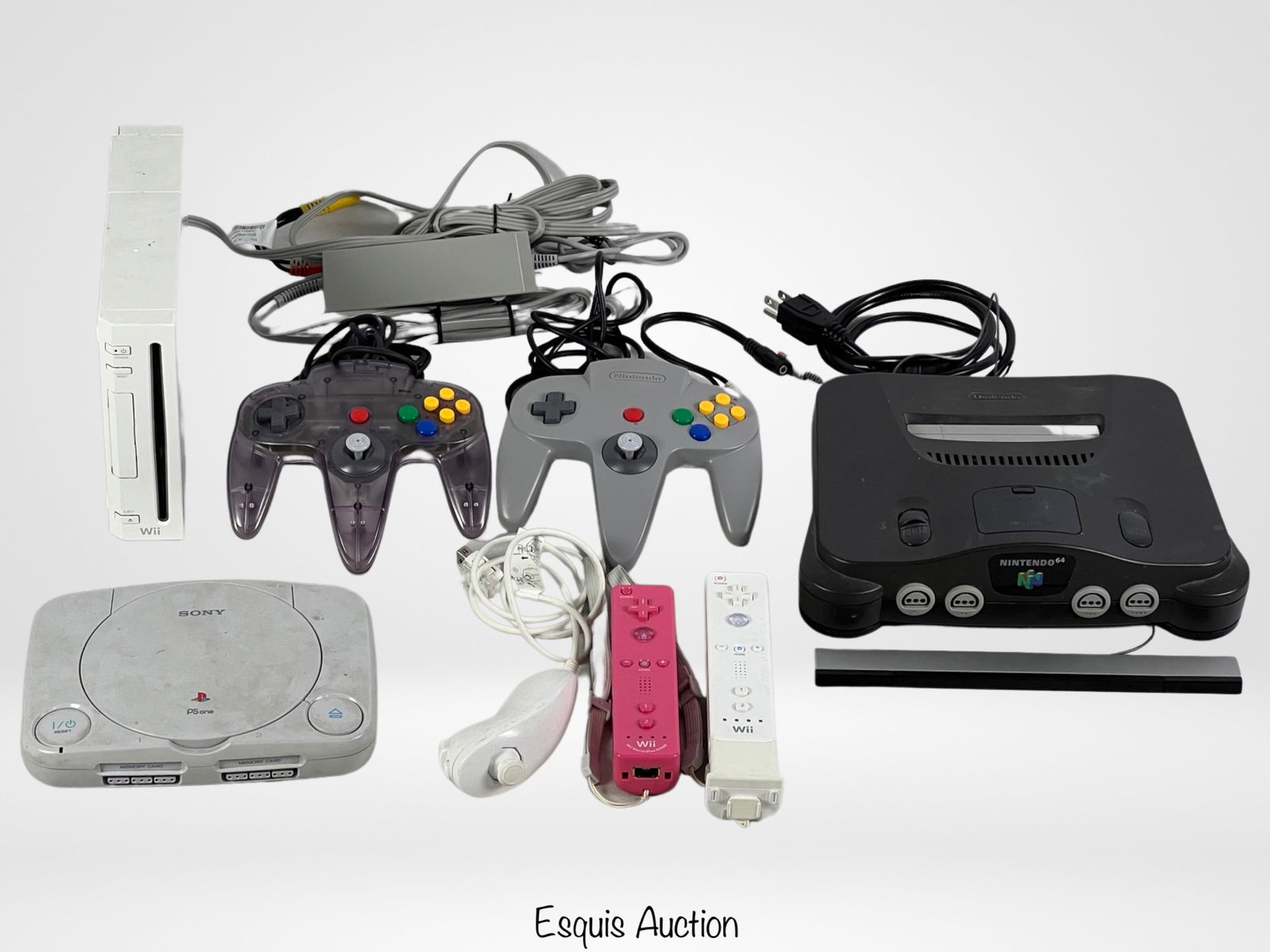 Sony Playstation, Wii & Nintendo 64 Game Consoles (1 of 6)