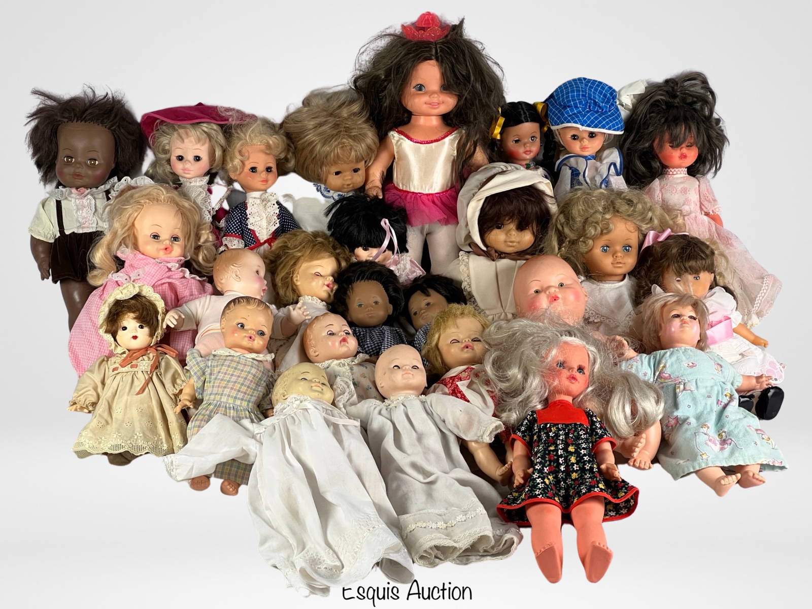 Collection Of Vintage Dolls Auction