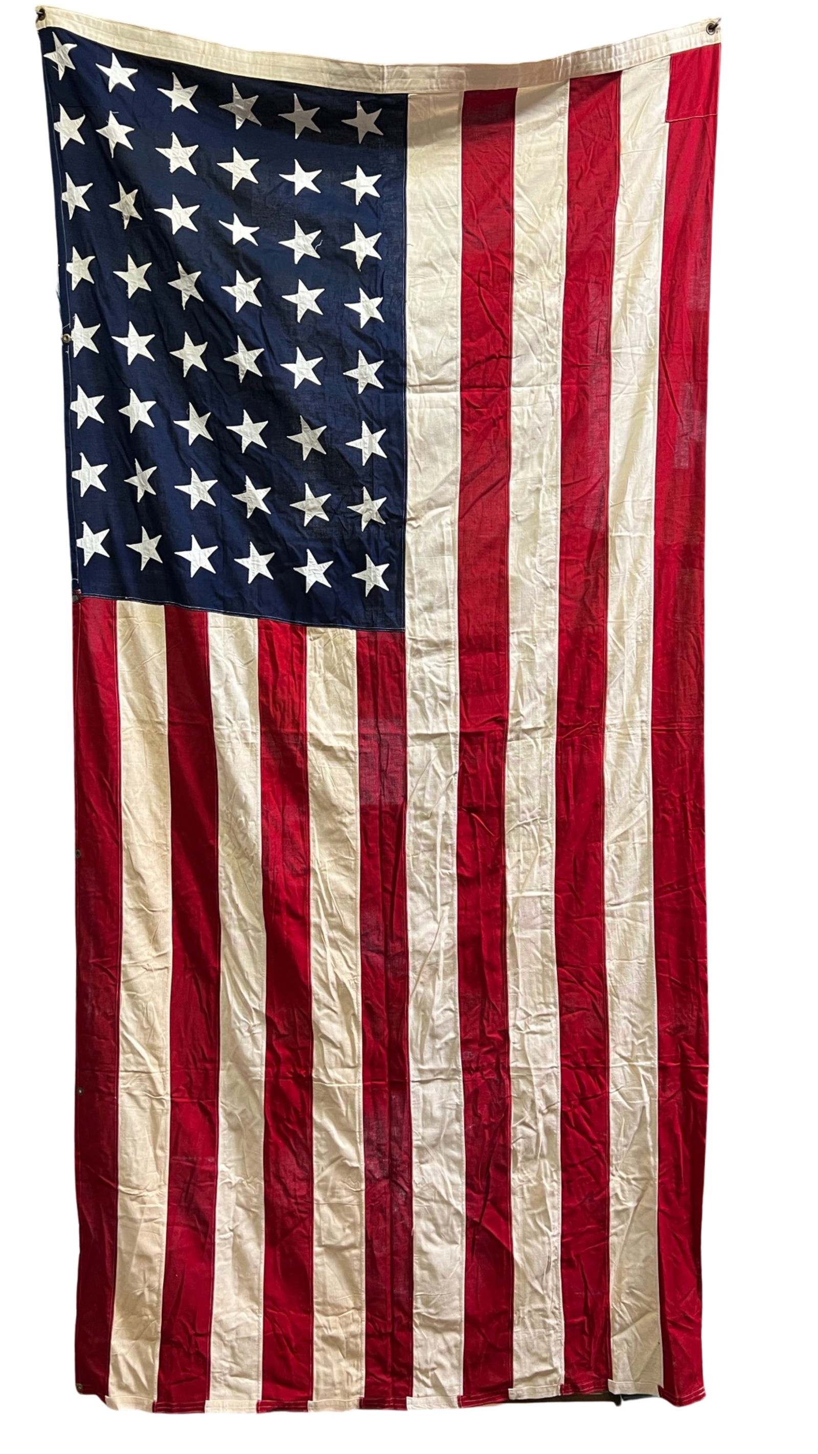 Large 5' x 9 1/2' 48 Stars US Flag by Valley Forge (1 of 2)