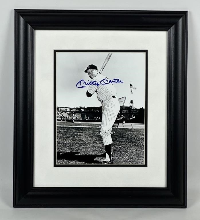 Mickey Mantle Autographed/ Signed Photograph (1 of 4)