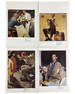 Norman Rockwell- 4 Autographed Art Book Pages
