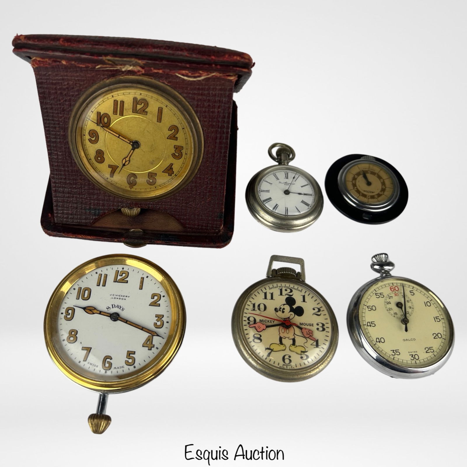 Antique & Vintage Pocket Watches & Travel Clocks (1 of 6)