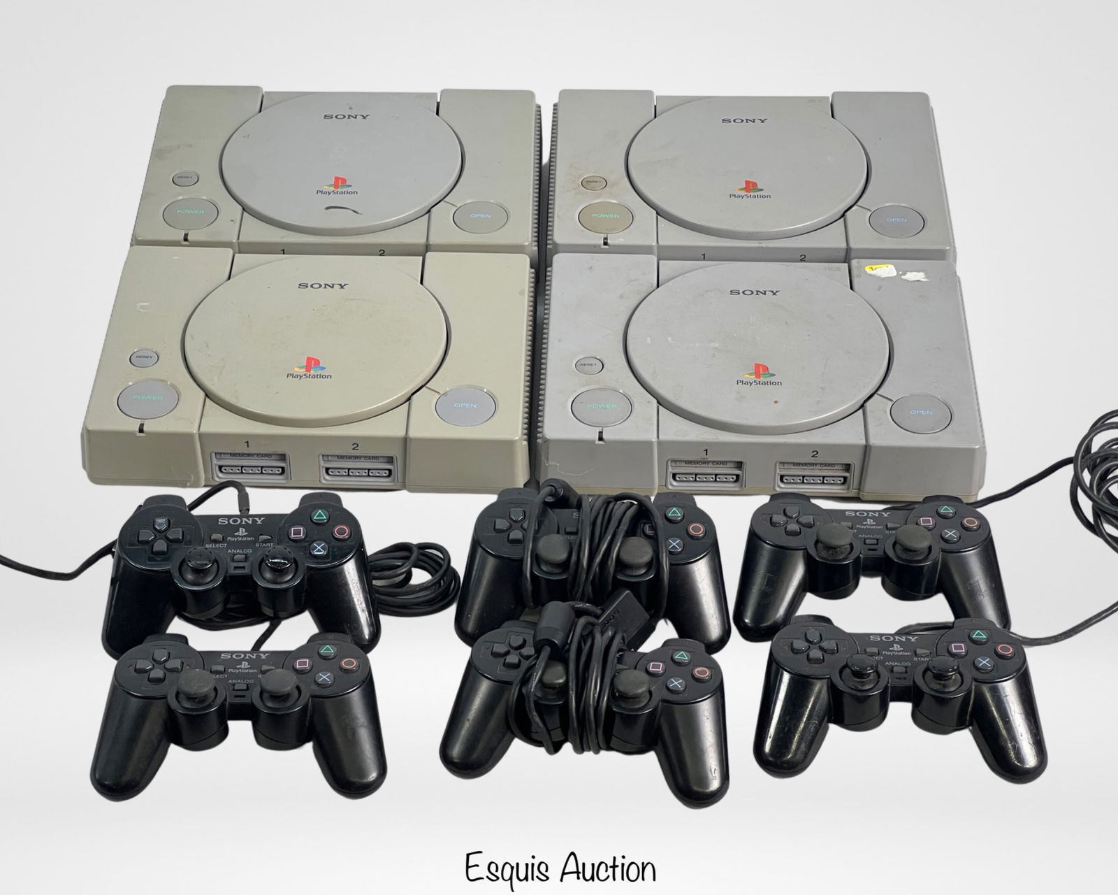 Lot of 4 Vintage Playstation Video Game Consoles (1 of 6)