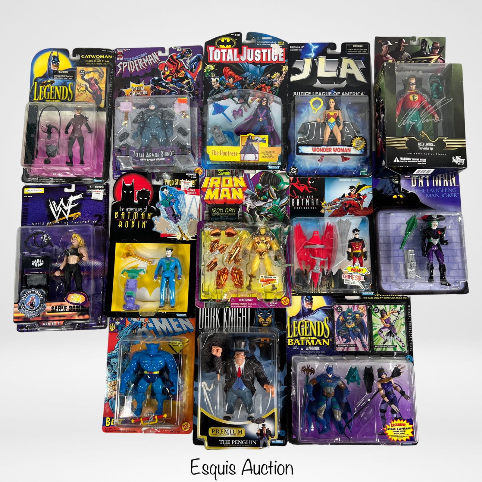 Vintage Superhero Action Figures incl. Signed (1 of 5)