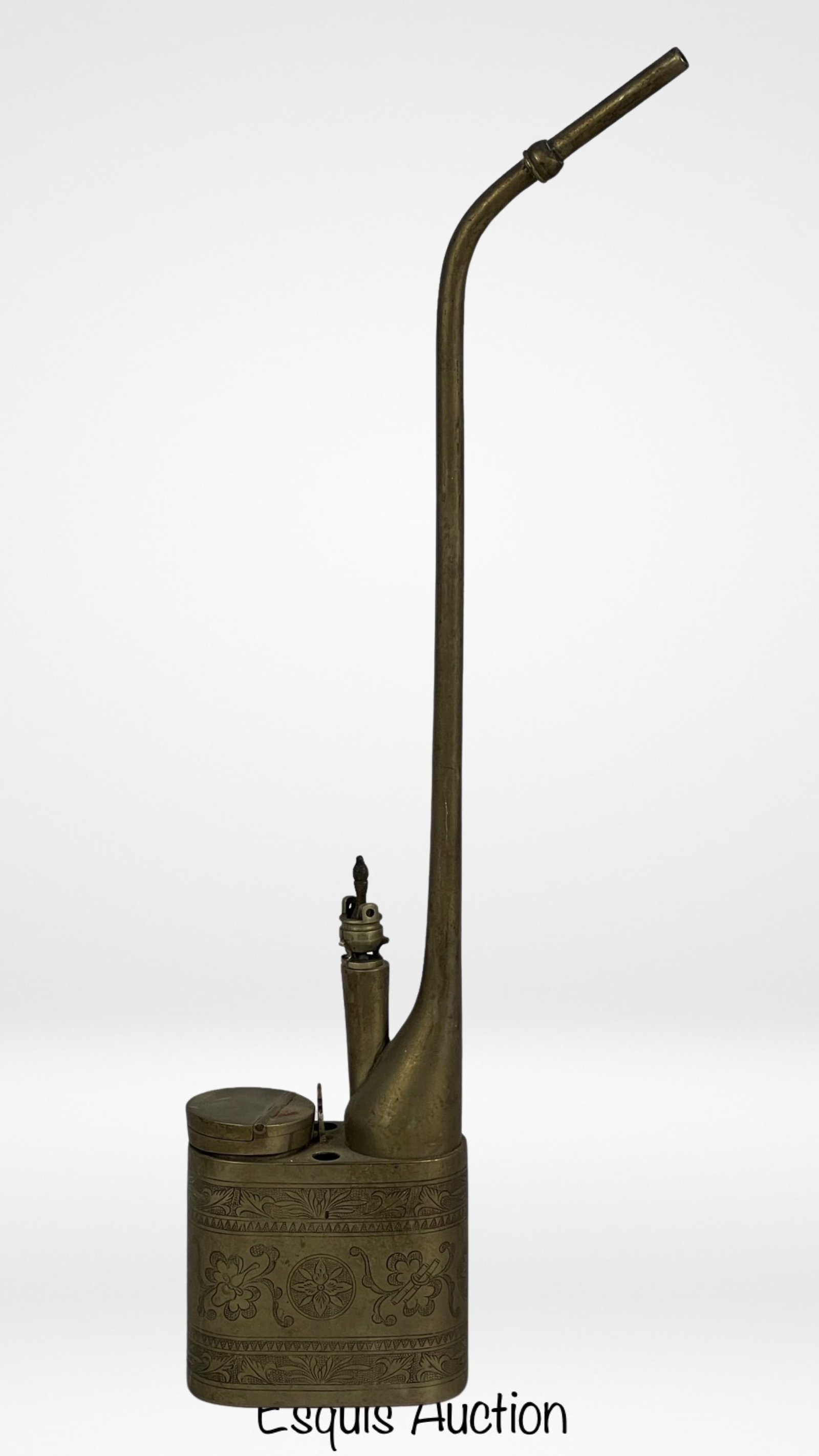 Antique Chinese Opium/ Water Pipe: Delve into history with this antique Chinese Opium/Water Pipe. This intriguing artifact provides a glimpse into a bygone era when opium pipes were commonly used. Crafted with precision and care, this 