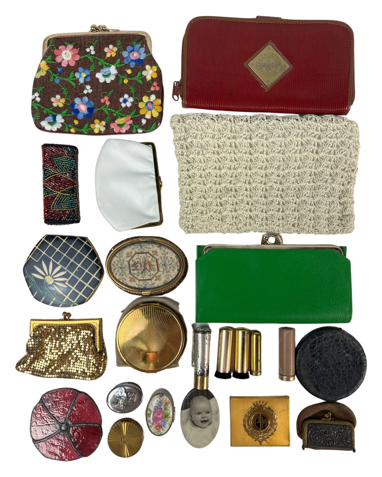 Assortment of Vintage Lady's Clutches & Compacts (1 of 5)