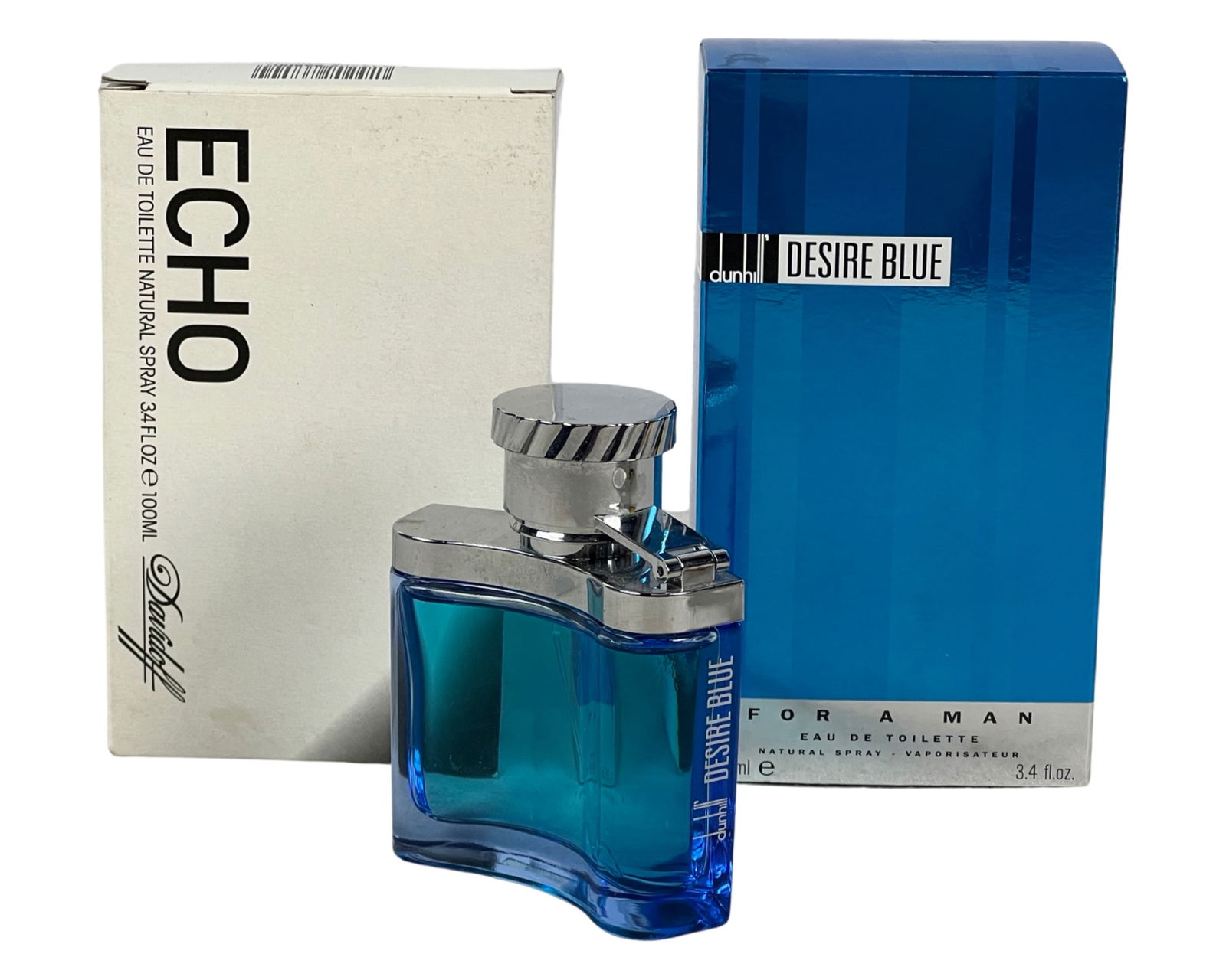 Men's Colognes- Dunhill & Davidoff: Lot of 3 Men's Colognes- Two Dunhill Desire Blue and Davidoff Echo.All appear to be full.
