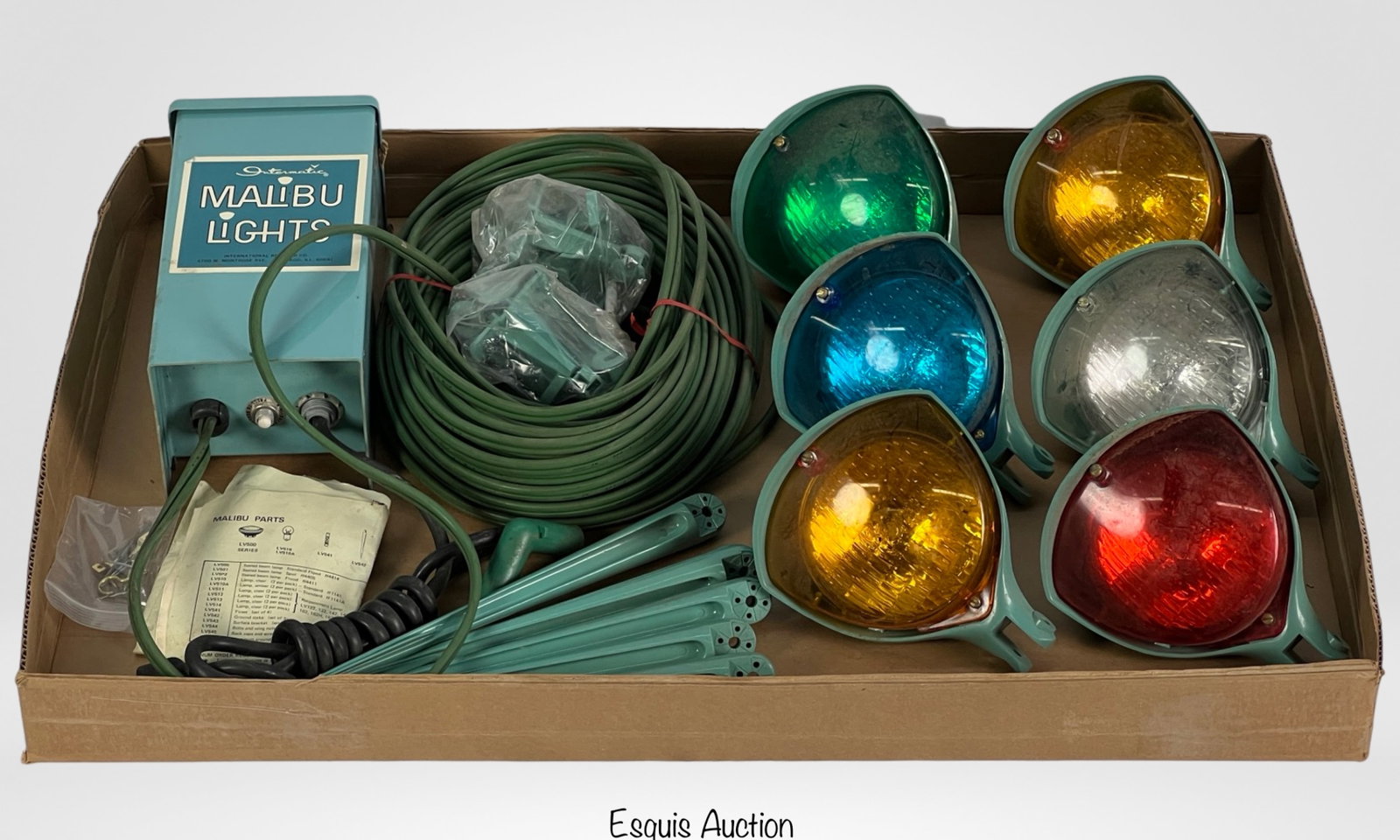 1960's Intermatic Malibu Outdoor Landscape Lights: Illuminate your outdoor space with these stylish 1960's Intermatic Malibu landscape lights. These lights are not just functional but also a piece of retro charm. They appear to be in very good conditi