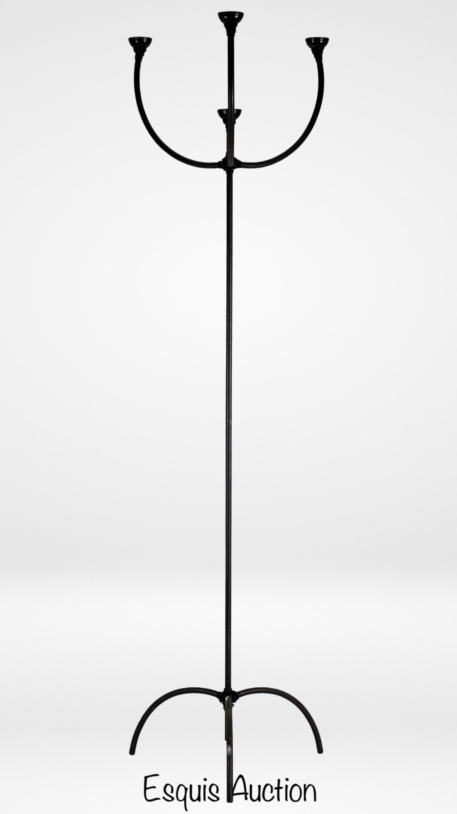 Vintage Wrought Iron 60" Floor Candelabra (1 of 3)