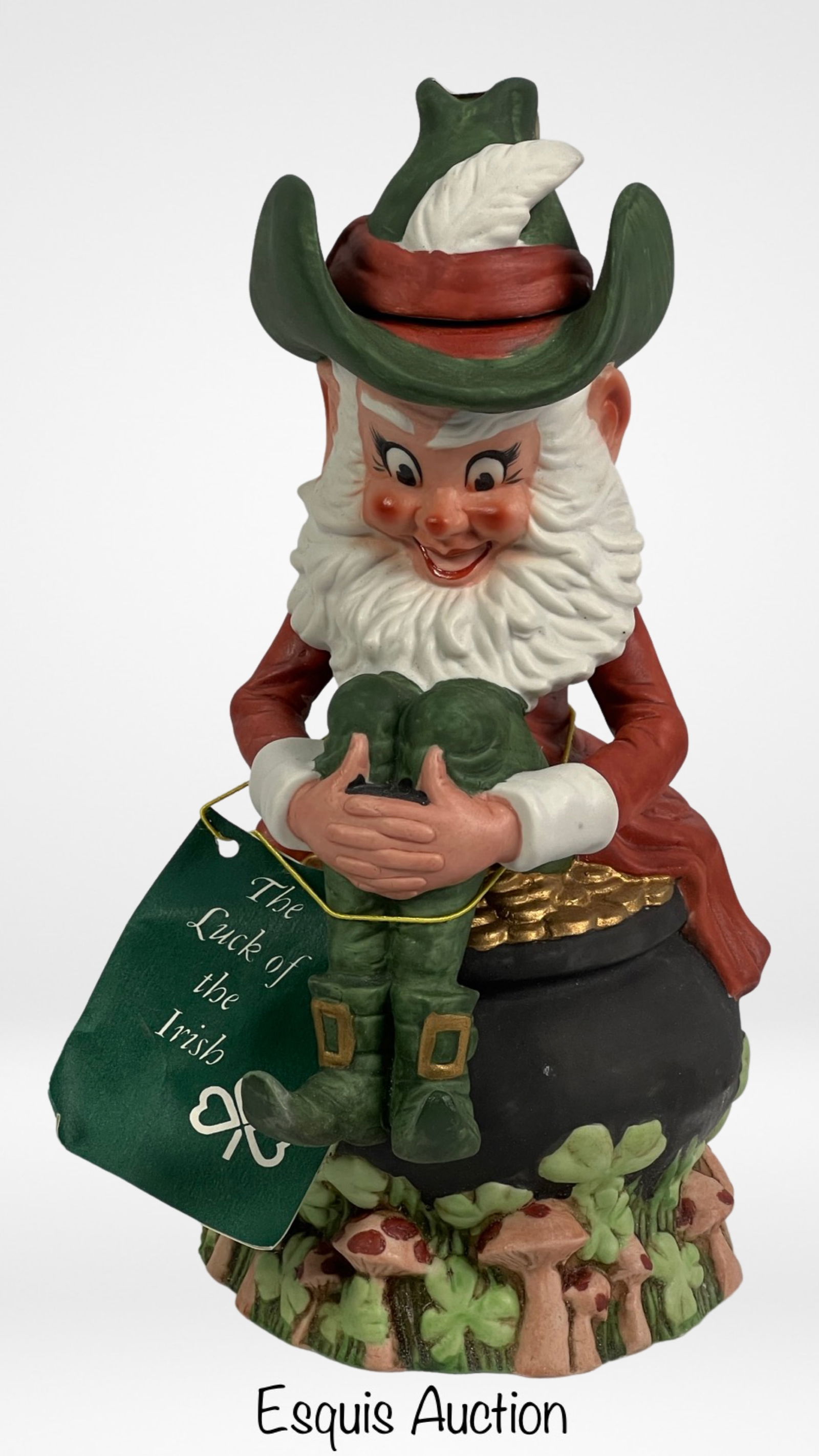 Commonwealth Leprechaunt Kentucky Whiskey Decanter (1 of 4)