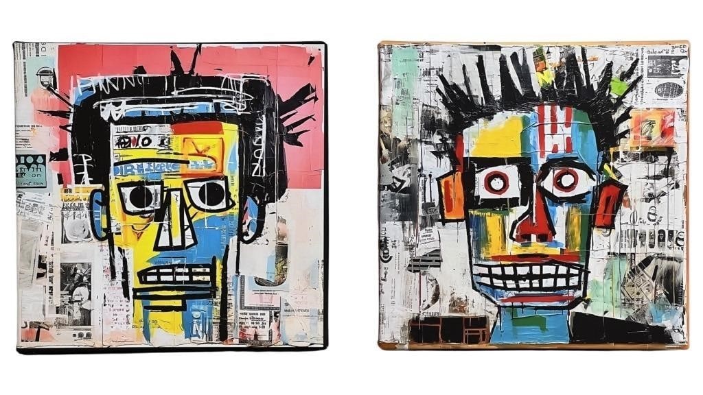 AI Created Canvas Prints in style of Basquiat (1 of 3)