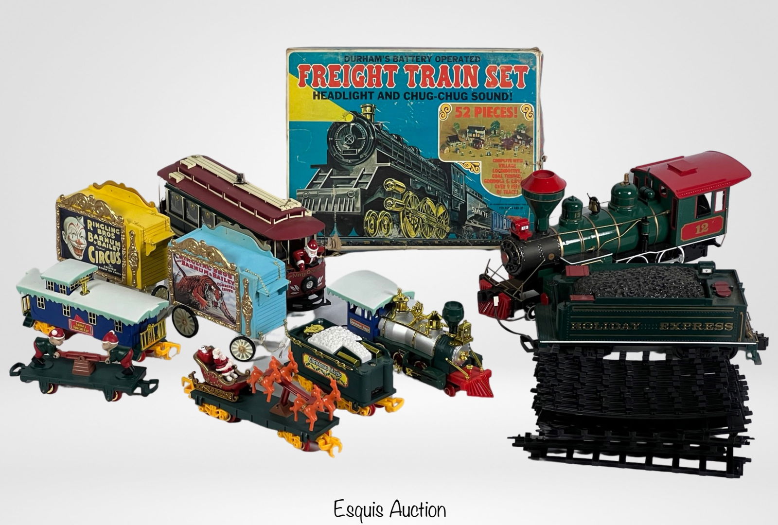 Vintage Christmas Holiday Express Traine Sets (1 of 7)