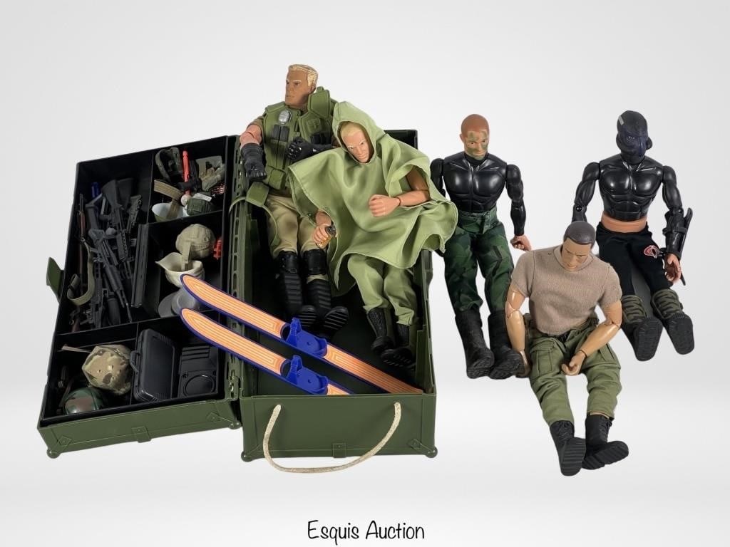 GI.joe アクションマリーン＋フットロッカー 1964 Vintage GI