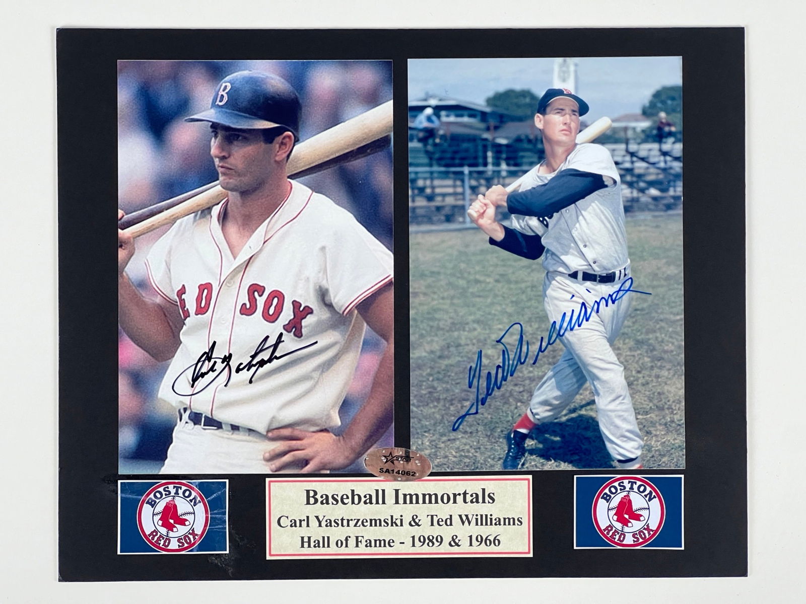 Carl Yastrzemski and Ted Williams Signed Photo (1 of 5)