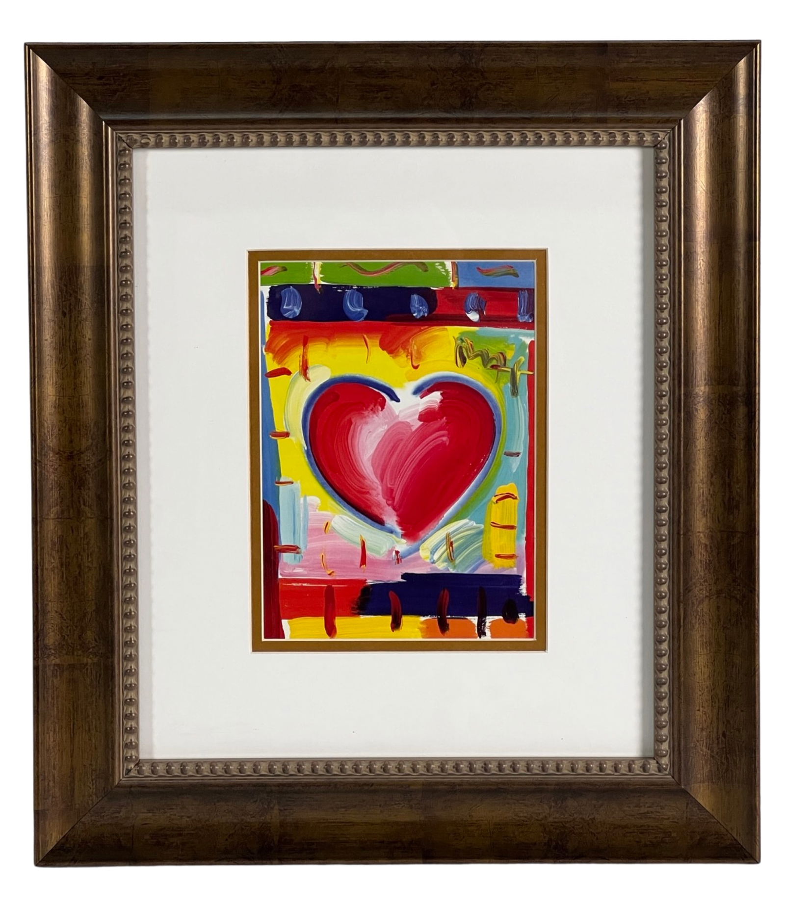 Peter Max- Heart Fine Art Lithograph (1 of 2)