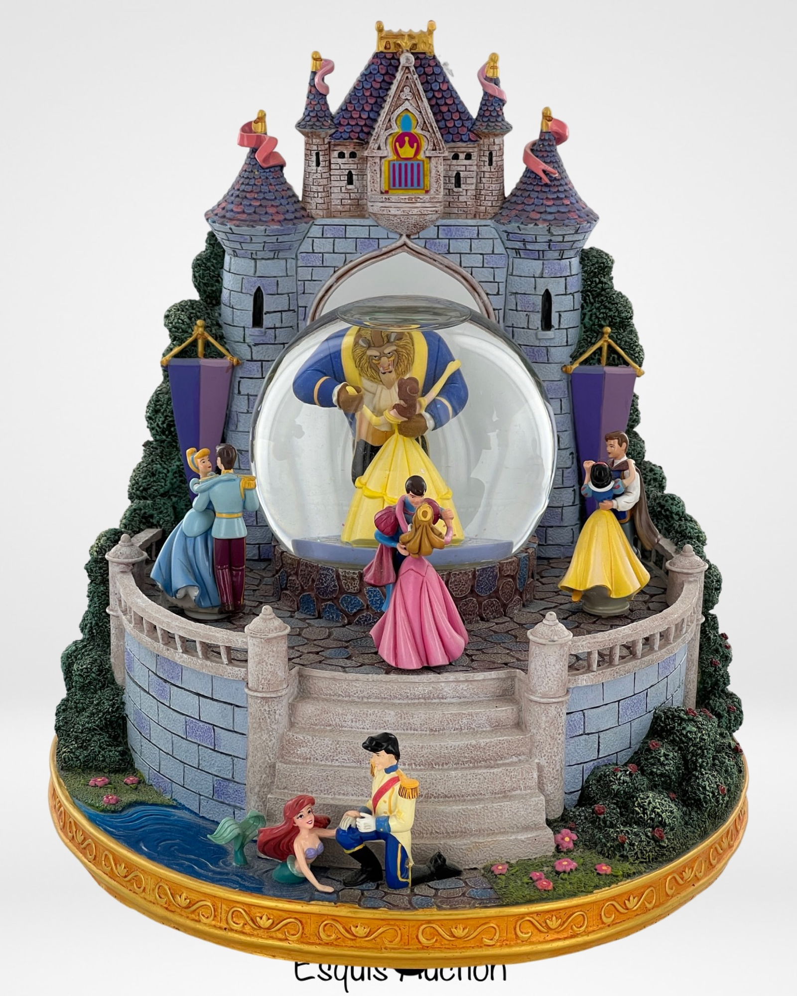 Disney Beauty And The Beast Music Box Snow Globe (1 of 6)