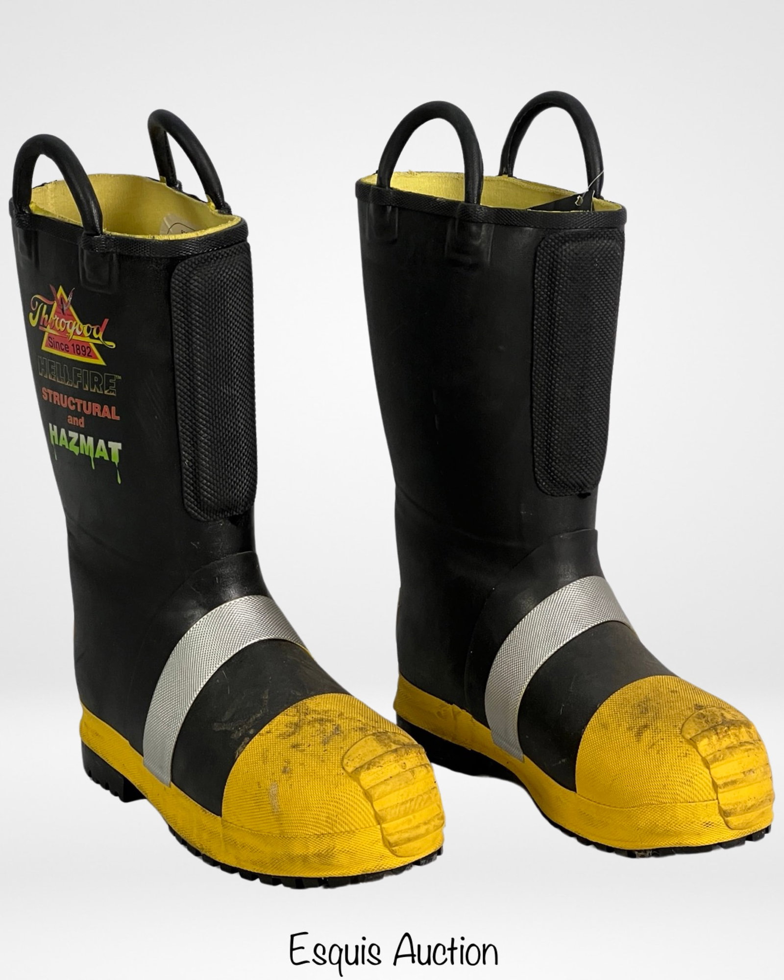 Men's Thorogood Hellfire Hazmat Firefighter Boots: Men's Thorogood Hellfire Hazmat Firefighter Boots. Size- 8 Medium. New with tags.